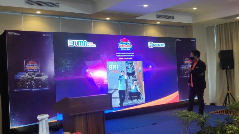 Inovasi Penggunaan Videotron dalam Acara Panen Simpedes