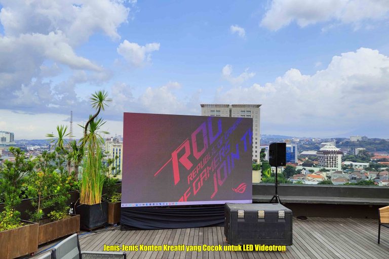 Jenis-Jenis Konten Kreatif yang Cocok untuk LED Videotron