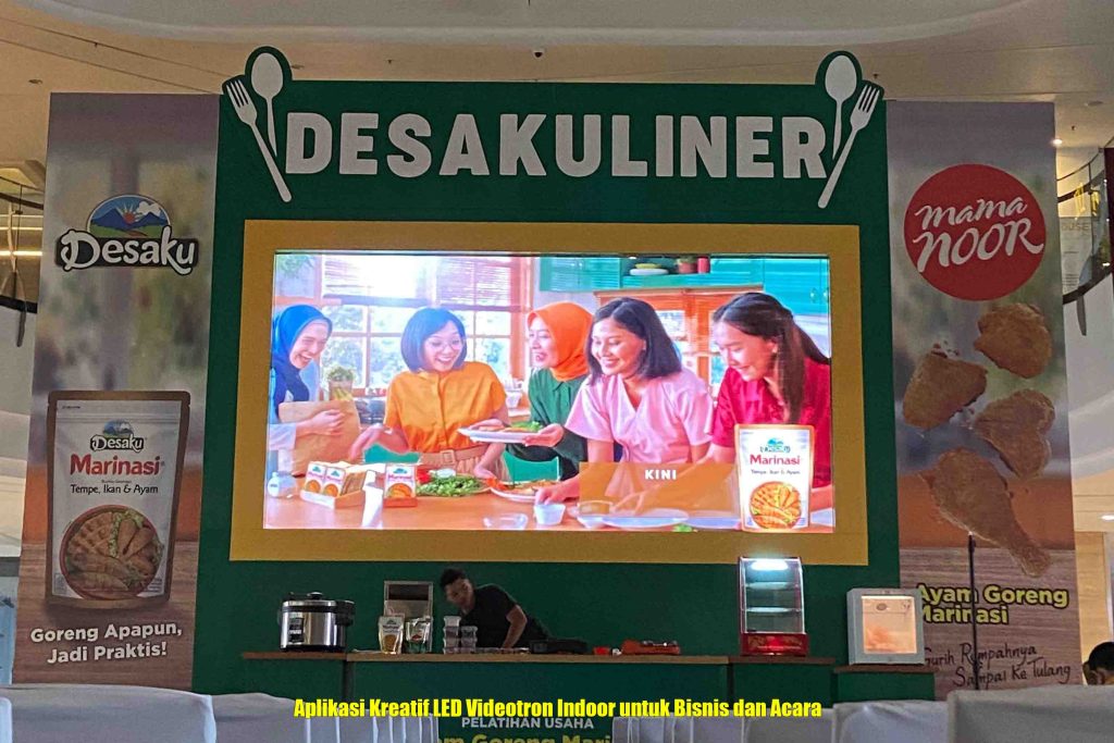 Aplikasi Kreatif LED Videotron Indoor untuk Bisnis dan Acara