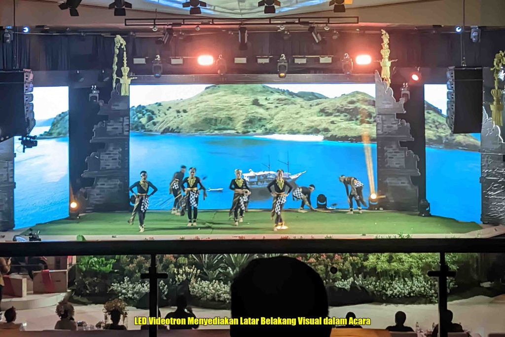 LED Videotron Menyediakan Latar Belakang Visual dalam Acara