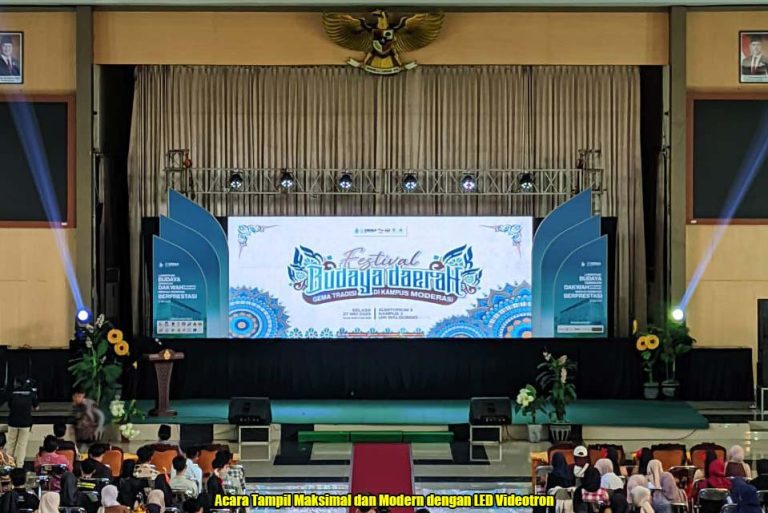 Acara Tampil Maksimal dan Modern dengan LED Videotron