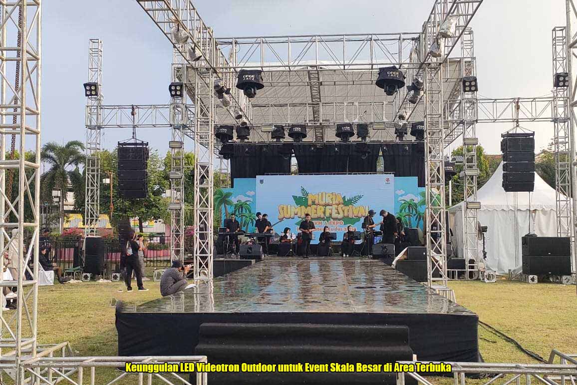 Keunggulan LED Videotron Outdoor untuk Event Skala Besar di Area Terbuka