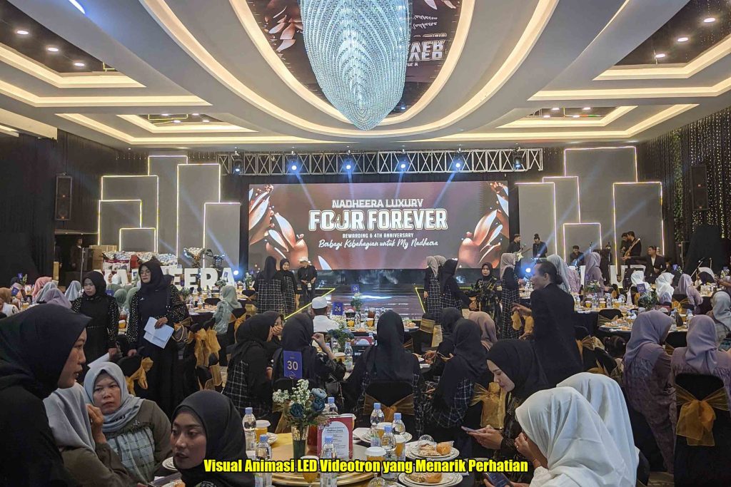 Visual Animasi LED Videotron yang Menarik Perhatian