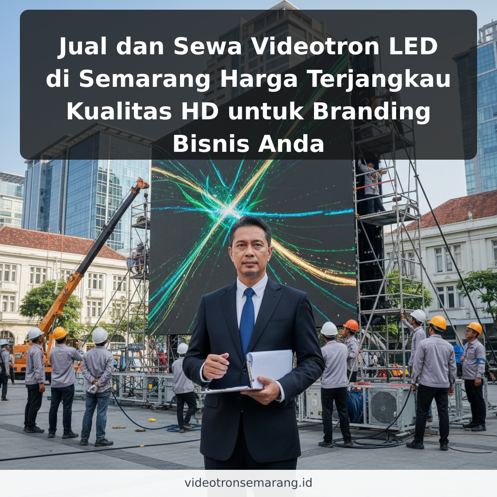 Jual dan Sewa Videotron LED di Semarang Harga Terjangkau Kualitas HD untuk Branding Bisnis Anda - ilustrasi