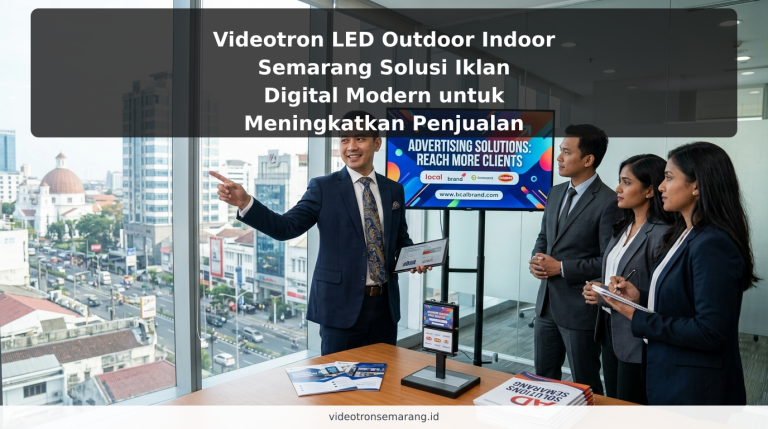 Videotron LED Outdoor Indoor Semarang Solusi Iklan Digital Modern untuk Meningkatkan Penjualan