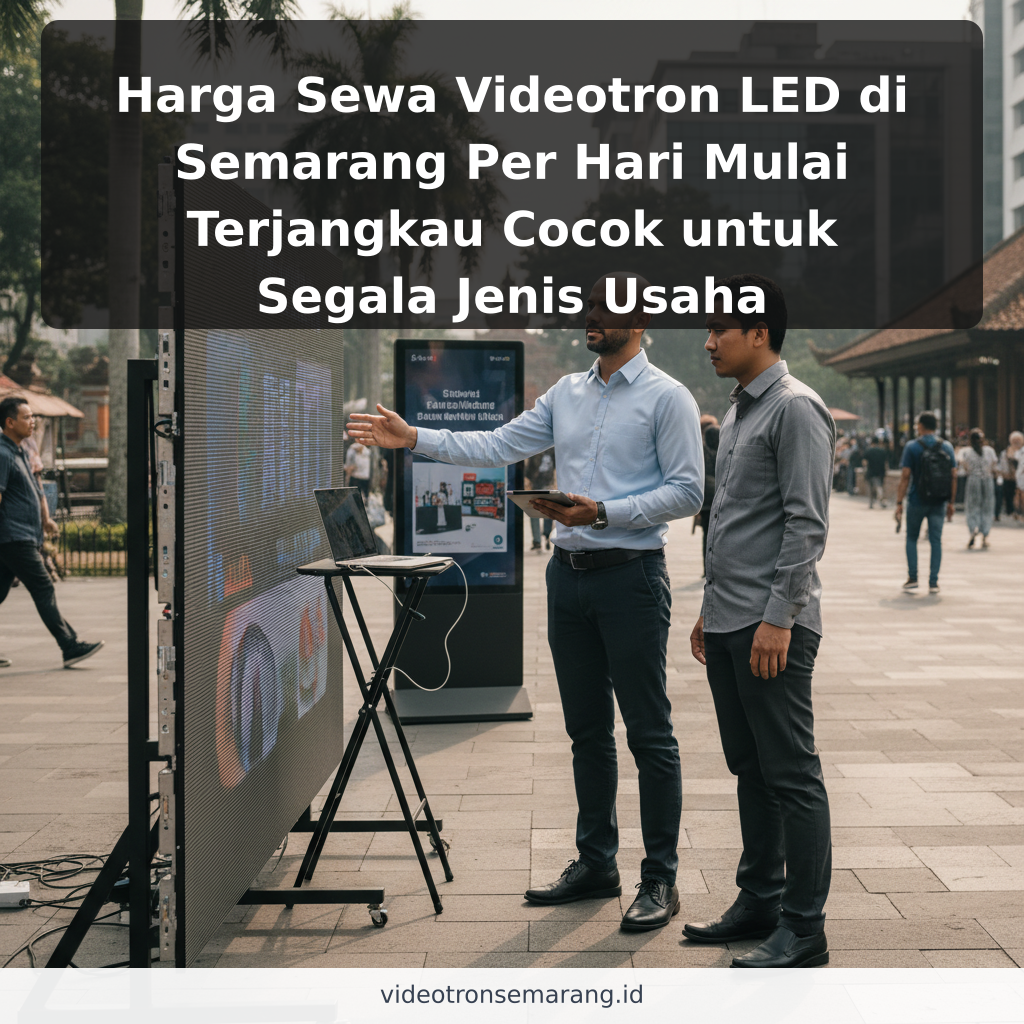 Harga Sewa Videotron LED di Semarang Per Hari Mulai Terjangkau Cocok untuk Segala Jenis Usaha - ilustrasi