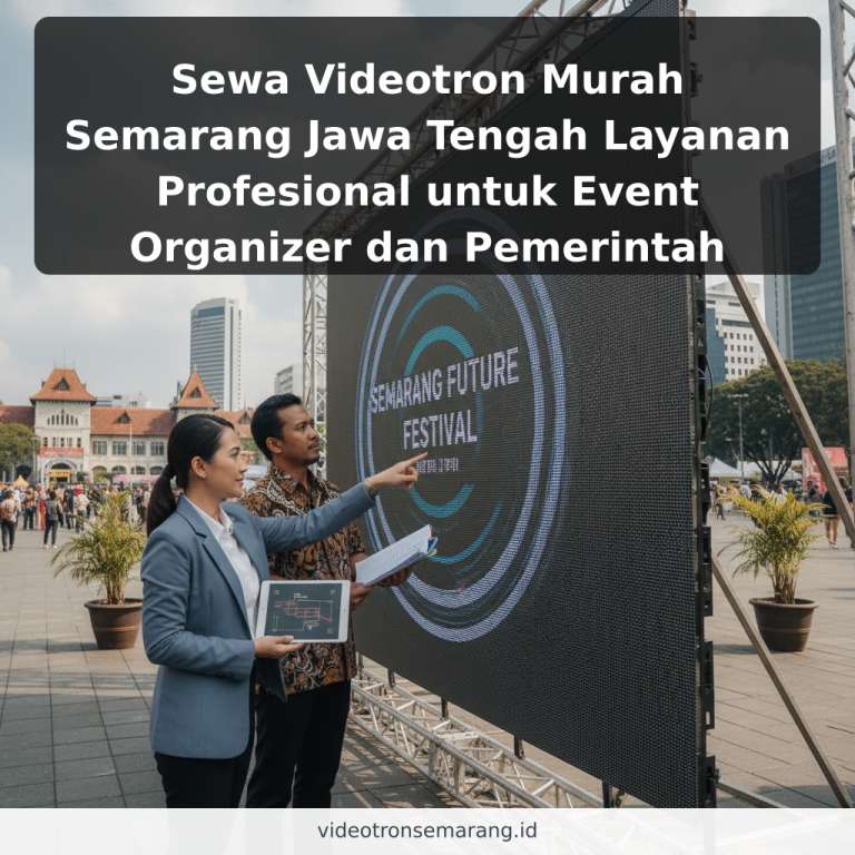 Sewa Videotron Murah Semarang Jawa Tengah Layanan Profesional untuk Event Organizer dan Pemerintah