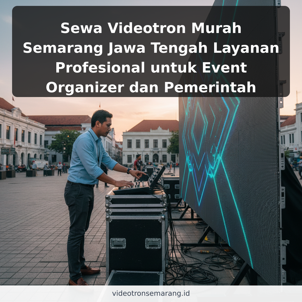 Sewa Videotron Murah Semarang Jawa Tengah Layanan Profesional untuk Event Organizer dan Pemerintah - ilustrasi
