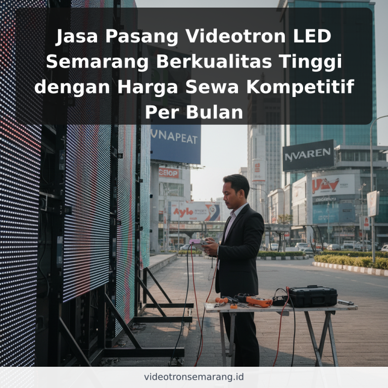 Jasa Pasang Videotron LED Semarang Berkualitas Tinggi dengan Harga Sewa Kompetitif Per Bulan