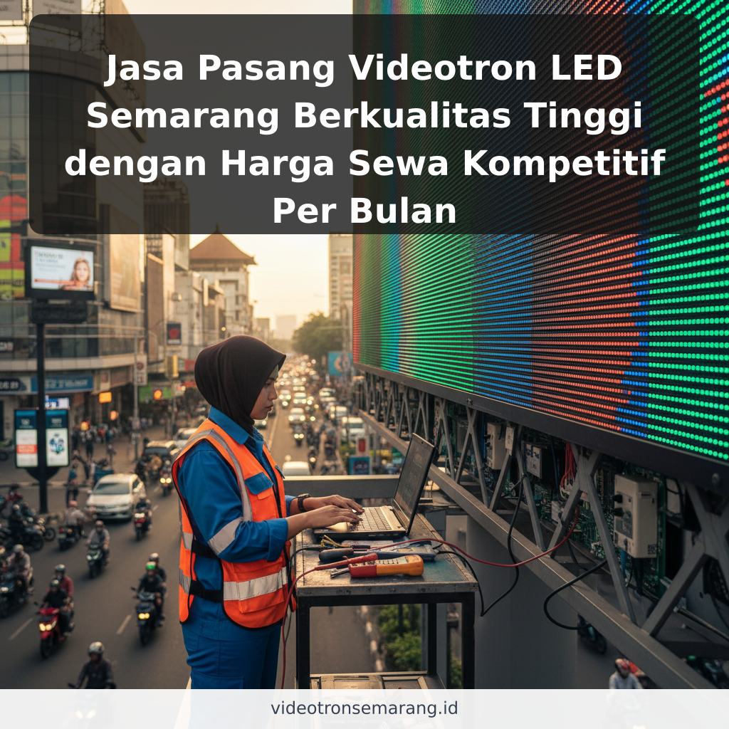 Jasa Pasang Videotron LED Semarang Berkualitas Tinggi dengan Harga Sewa Kompetitif Per Bulan - ilustrasi