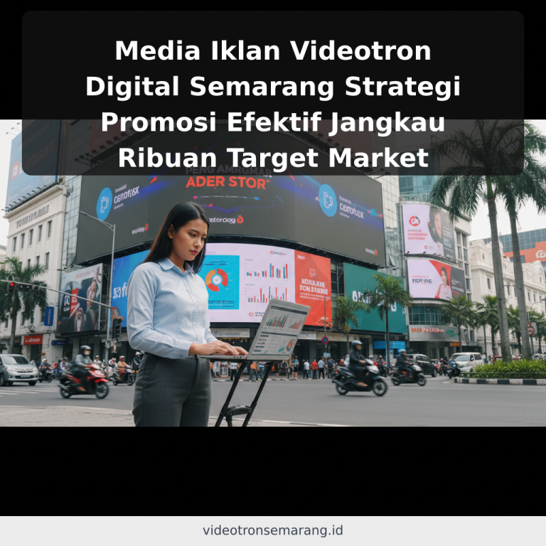 Media Iklan Videotron Digital Semarang Strategi Promosi Efektif Jangkau Ribuan Target Market