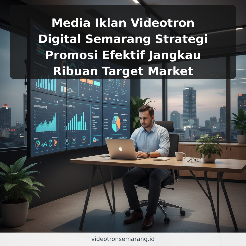 Media Iklan Videotron Digital Semarang Strategi Promosi Efektif Jangkau Ribuan Target Market - ilustrasi