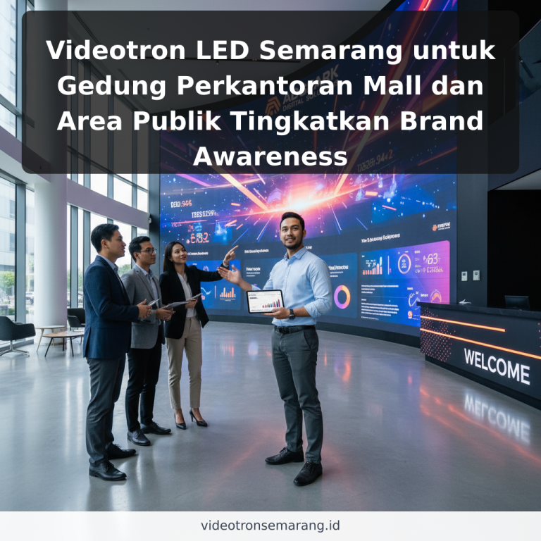 Videotron LED Semarang untuk Gedung Perkantoran Mall dan Area Publik Tingkatkan Brand Awareness