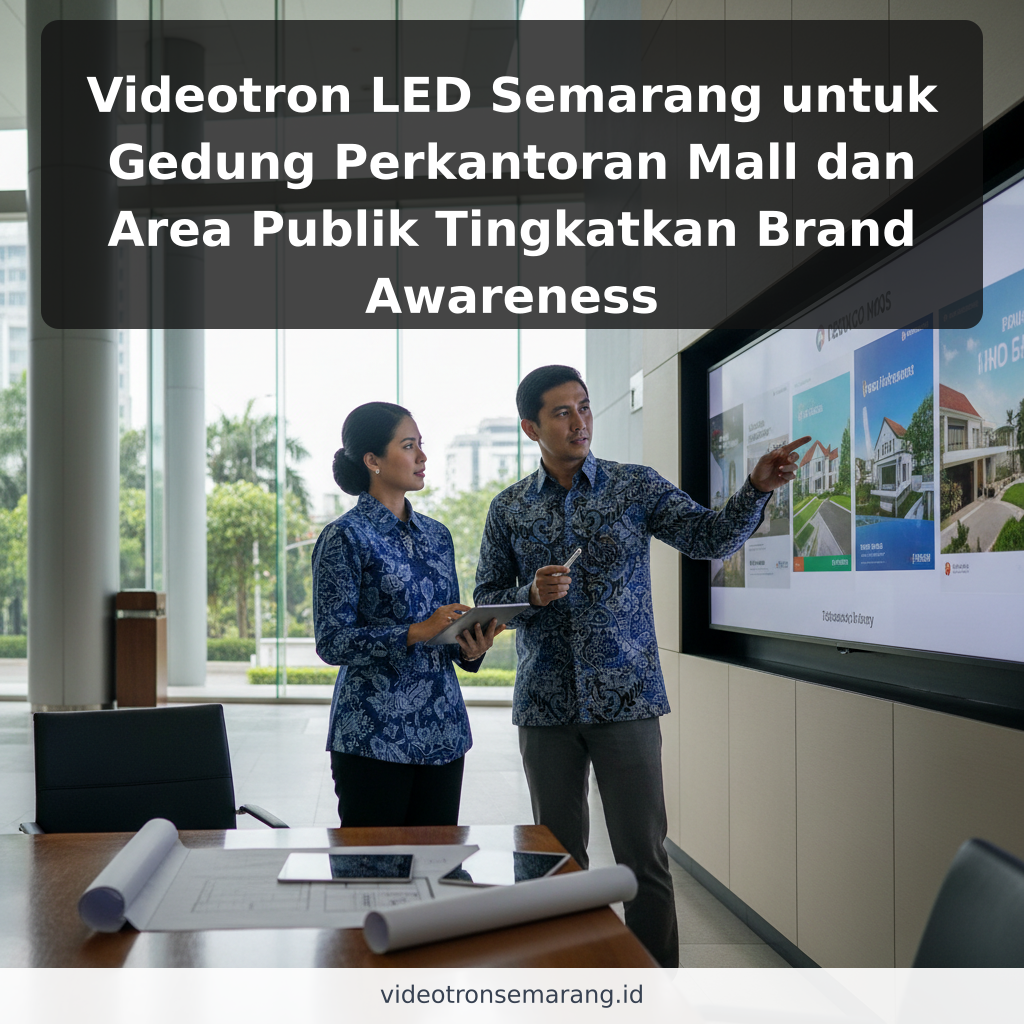 Videotron LED Semarang untuk Gedung Perkantoran Mall dan Area Publik Tingkatkan Brand Awareness - ilustrasi
