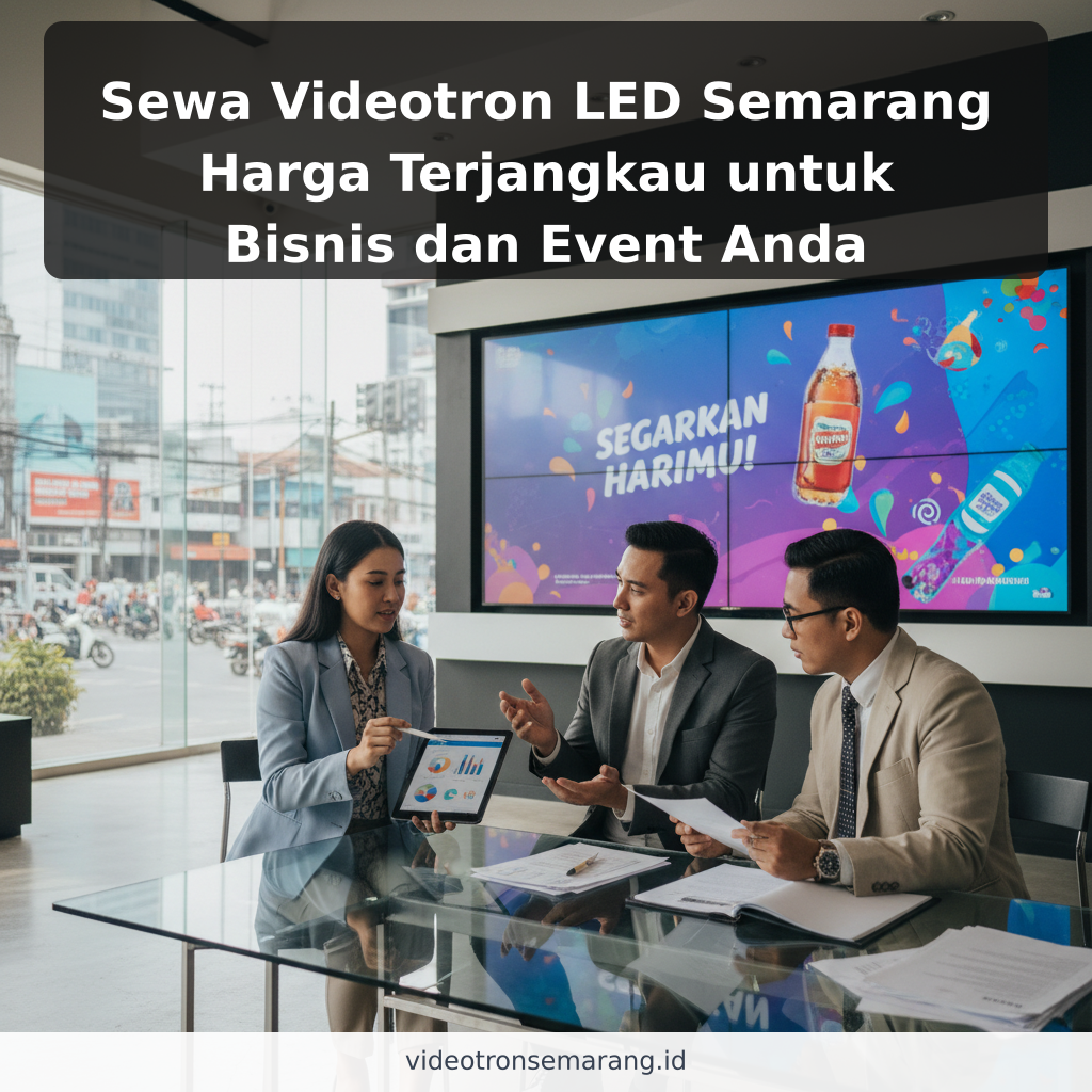 Sewa Videotron LED Semarang Harga Terjangkau untuk Bisnis dan Event Anda - ilustrasi