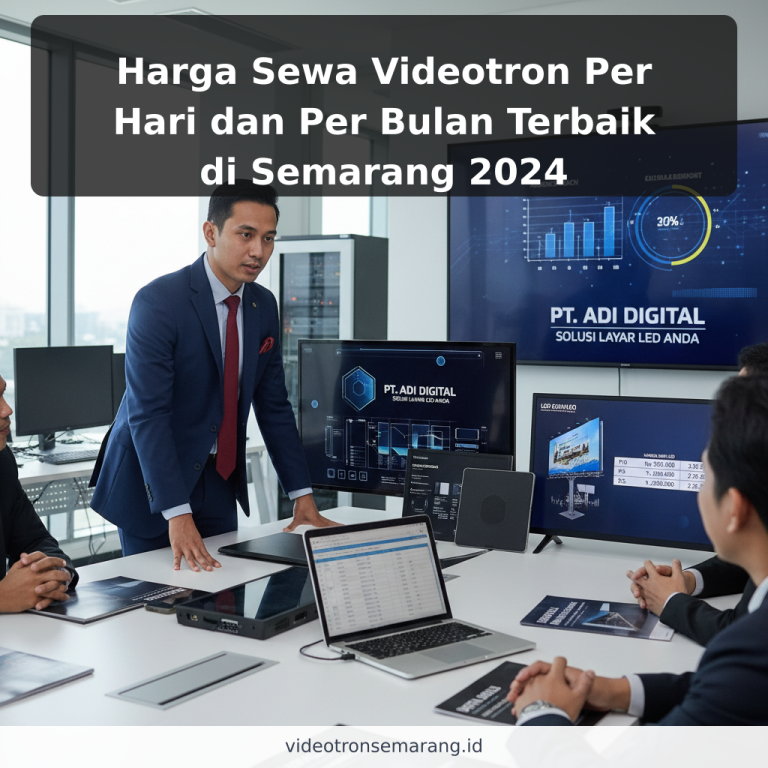 Harga Sewa Videotron Per Hari dan Per Bulan Terbaik di Semarang 2024