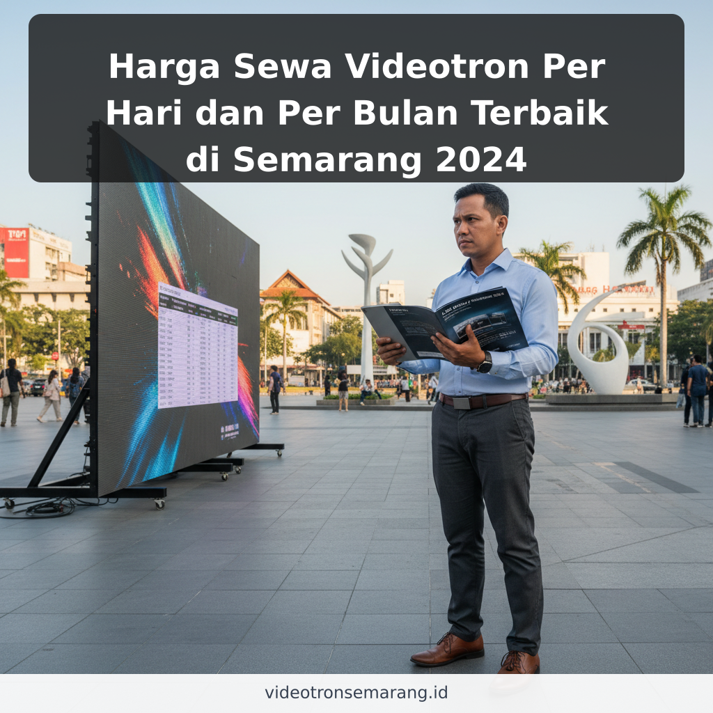 Harga Sewa Videotron Per Hari dan Per Bulan Terbaik di Semarang 2024 - ilustrasi