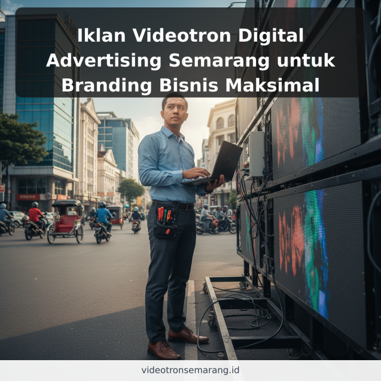 Iklan Videotron Digital Advertising Semarang untuk Branding Bisnis Maksimal