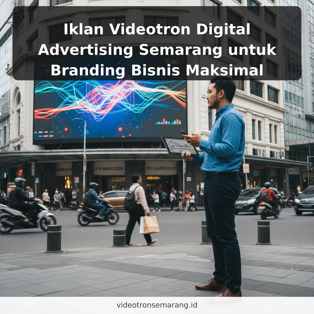 Iklan Videotron Digital Advertising Semarang untuk Branding Bisnis Maksimal - ilustrasi