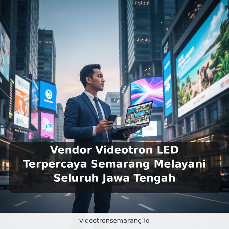 Vendor Videotron LED Terpercaya Semarang Melayani Seluruh Jawa Tengah