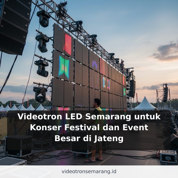 Videotron LED Semarang untuk Konser Festival dan Event Besar di Jateng