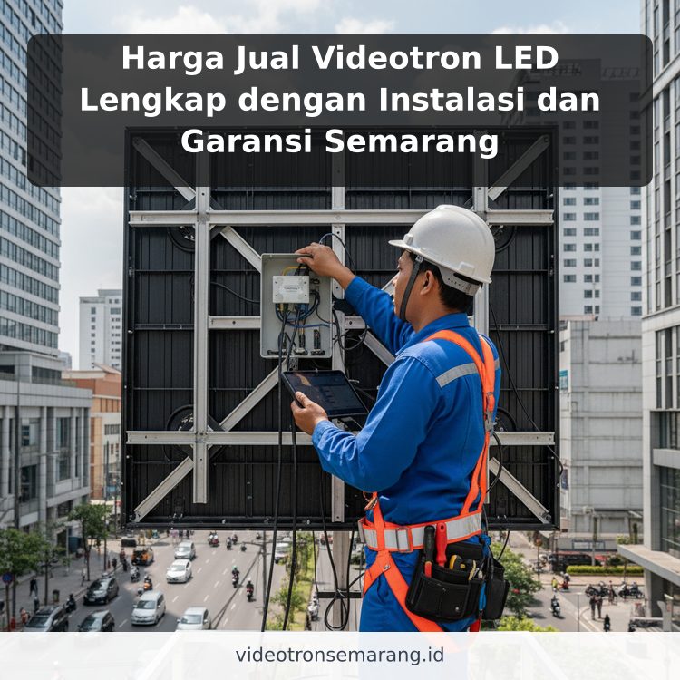 Harga Jual Videotron LED Lengkap dengan Instalasi dan Garansi Semarang ilustrasi