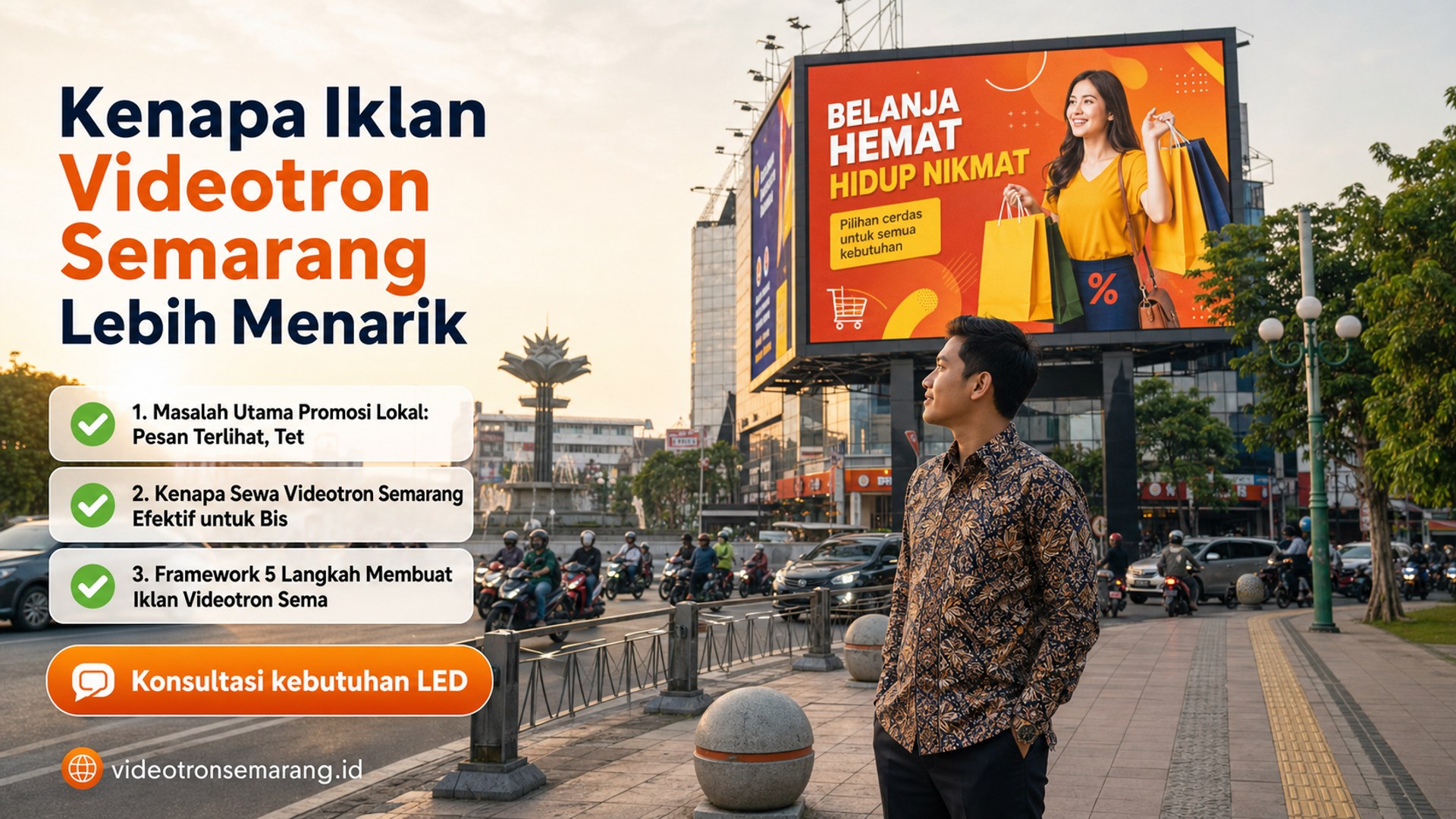 sewa videotron Semarang - Kenapa Iklan Videotron Semarang Lebih Menarik