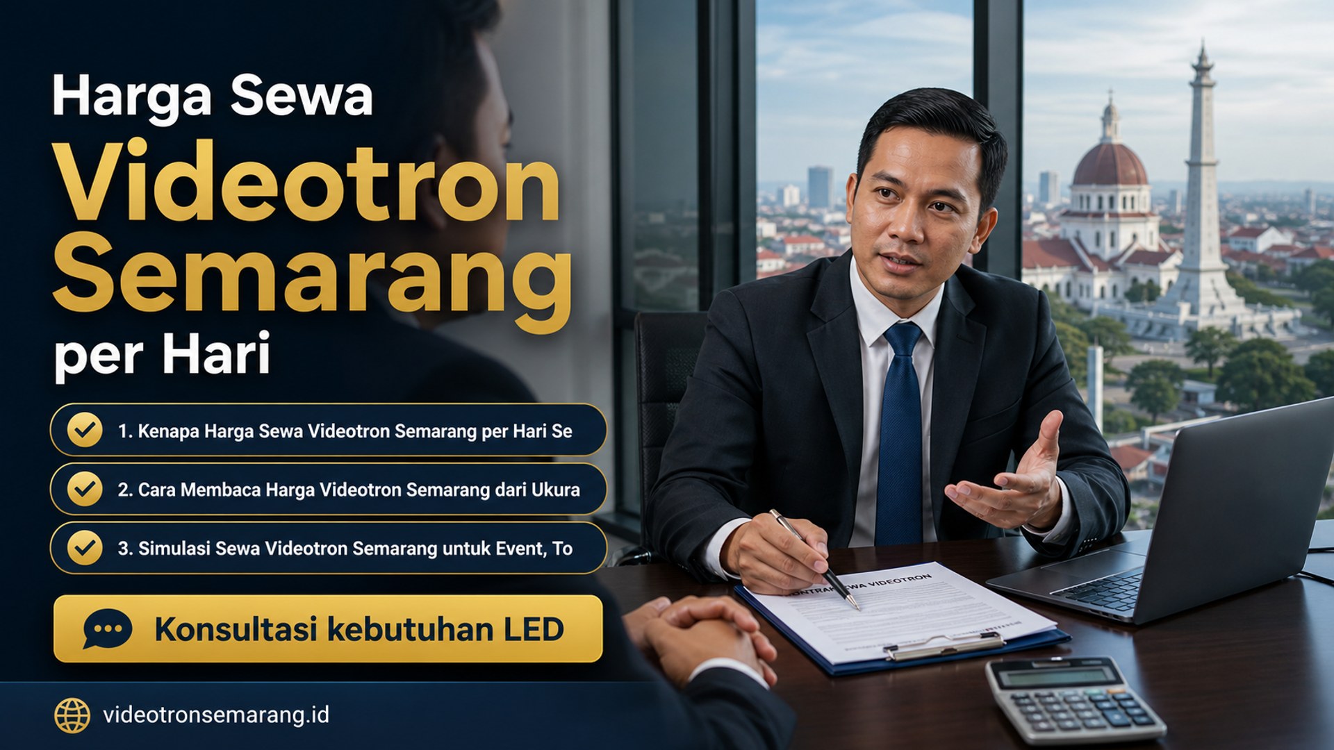 Harga Sewa Videotron Semarang per Hari