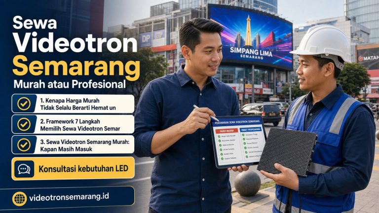 Sewa Videotron Semarang Murah atau Profesional