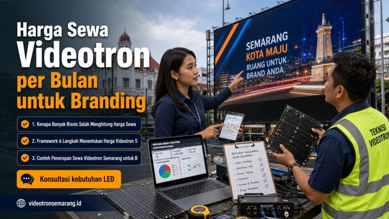 Harga Sewa Videotron per Bulan untuk Branding