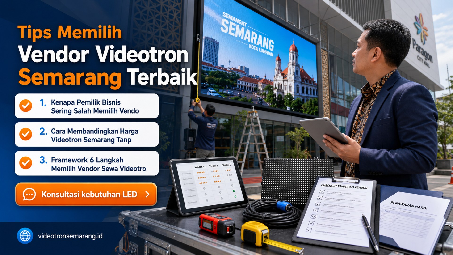 sewa videotron Semarang - Tips Memilih Vendor Videotron Semarang Terbaik