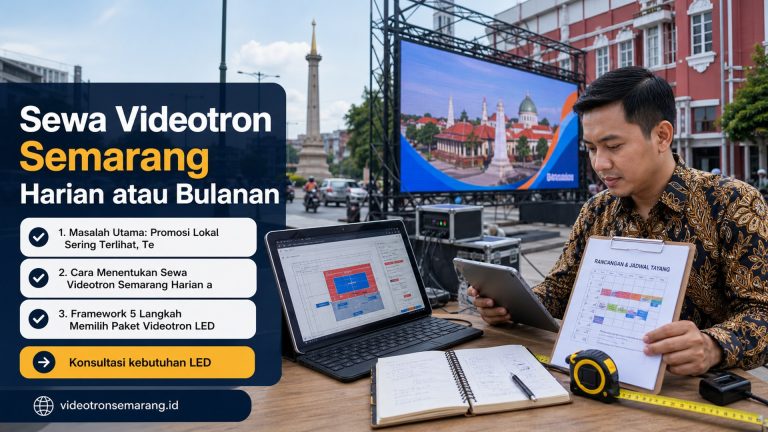Sewa Videotron Semarang Harian atau Bulanan