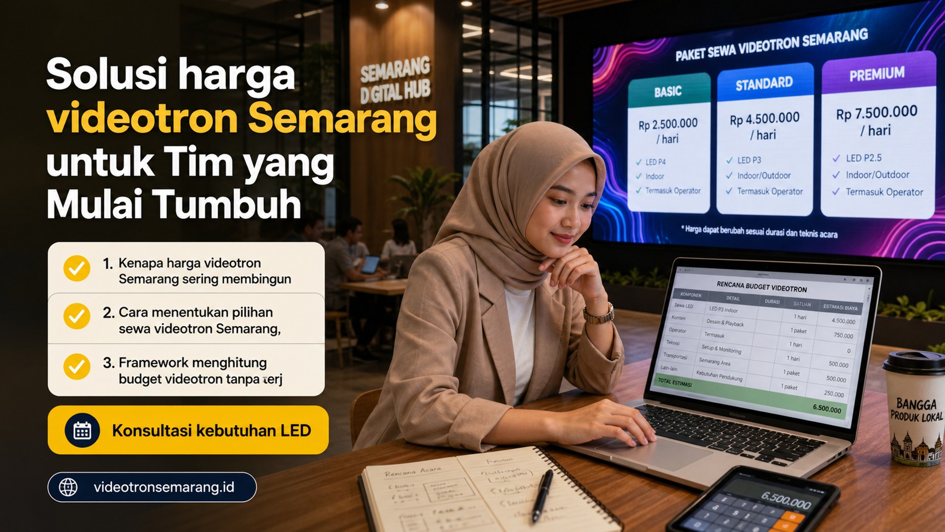 Solusi harga videotron Semarang untuk tim yang mulai tumbuh