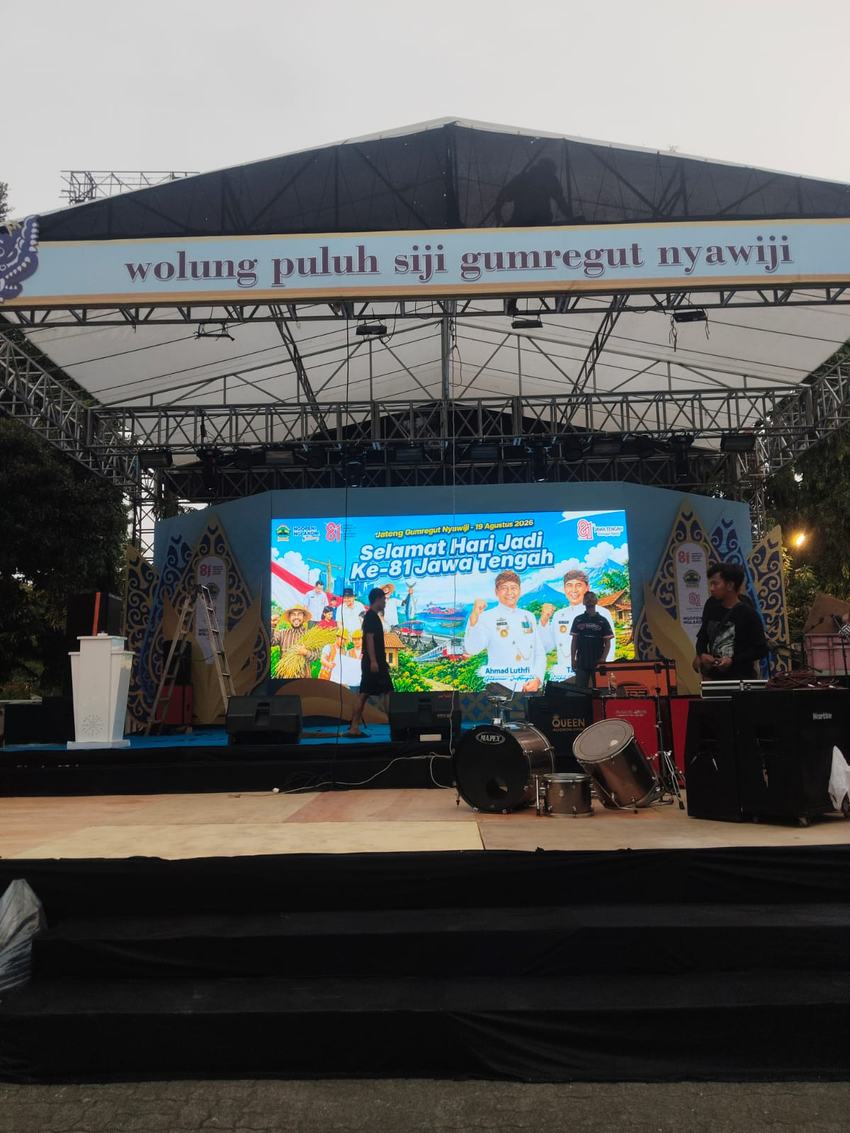 Videotron pada acara Hari Jadi ke-81 Provinsi Jawa Tengah