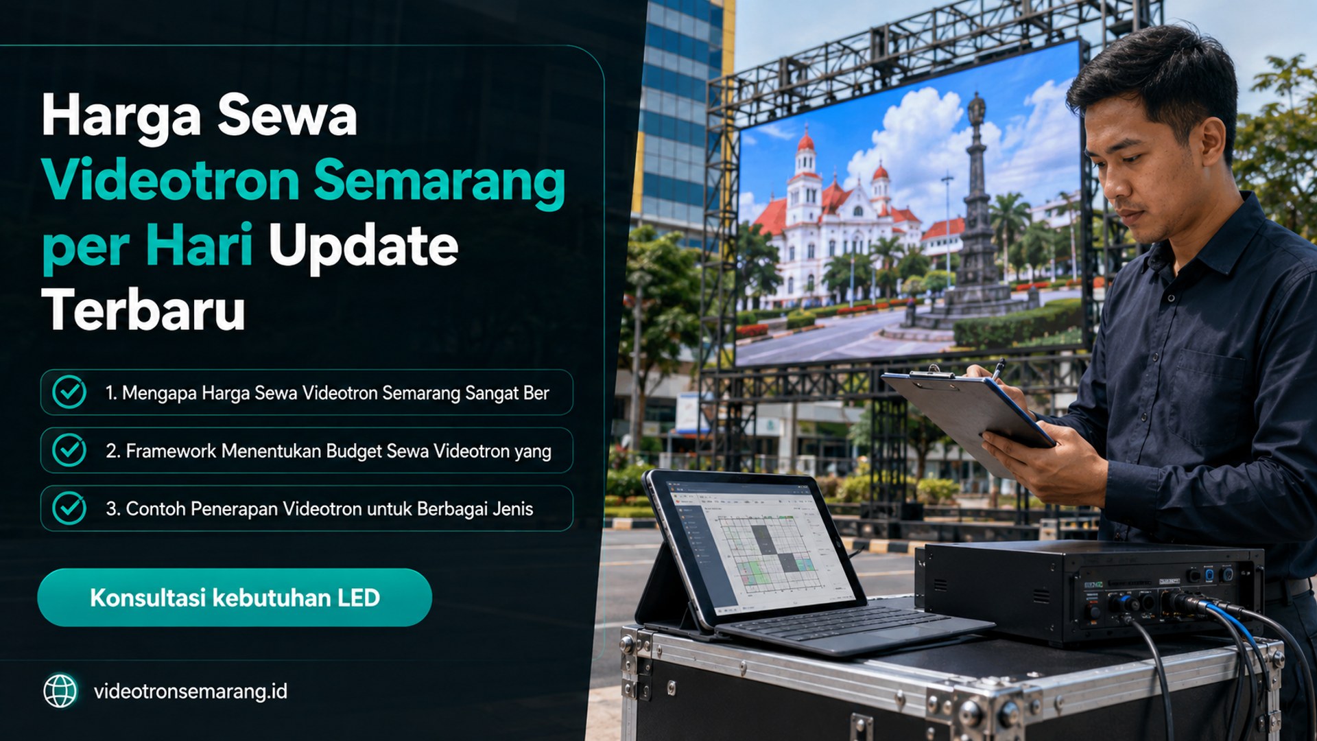 Harga Sewa Videotron Semarang per Hari Update Terbaru