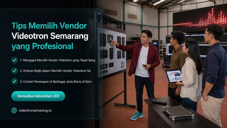 Tips Memilih Vendor Videotron Semarang yang Profesional