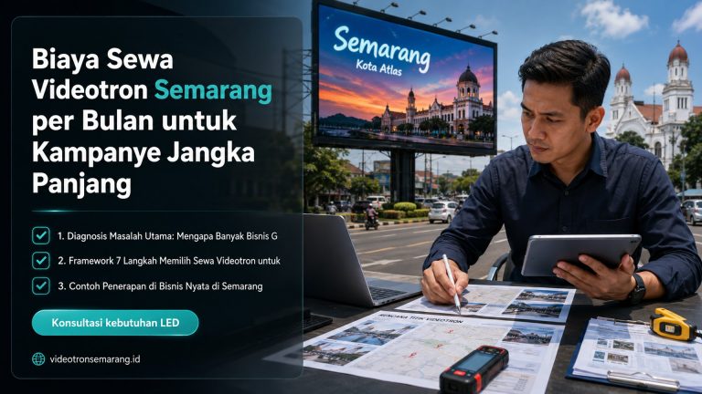 Biaya Sewa Videotron Semarang per Bulan untuk Kampanye Jangka Panjang