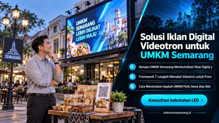 Solusi Iklan Digital Videotron untuk UMKM Semarang