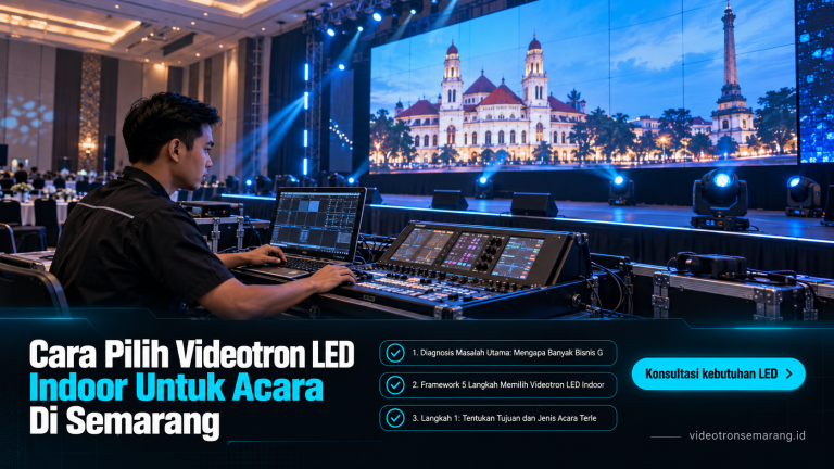 Cara Pilih Videotron LED Indoor Untuk Acara Di Semarang