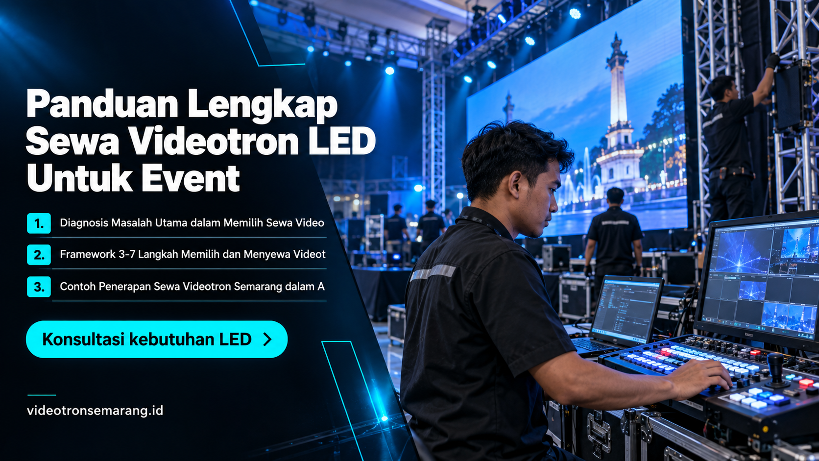 sewa videotron Semarang - Panduan Lengkap Sewa Videotron LED Untuk Event