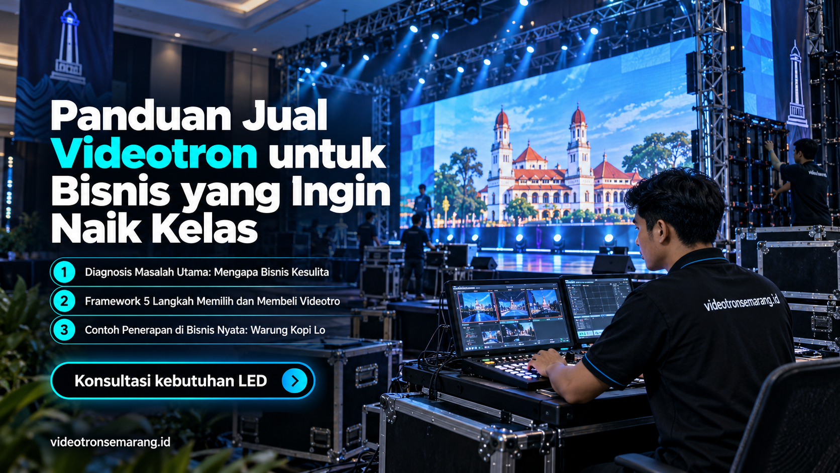 sewa videotron Semarang - Panduan Jual Videotron untuk Bisnis yang Ingin Naik Kelas