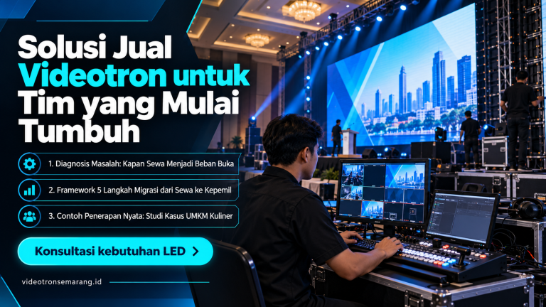 Solusi Jual Videotron untuk Tim yang Mulai Tumbuh