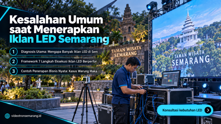 Kesalahan Umum saat Menerapkan Iklan LED Semarang